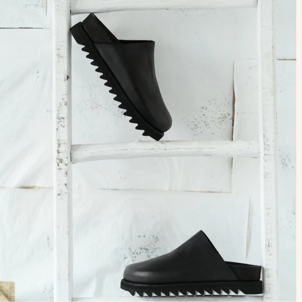 New GUIDI Black BRK05 Loafers Size 40